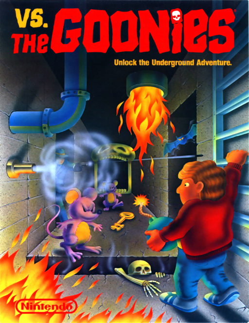 Vs. The Goonies Game Cover